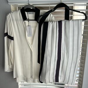 BNWT 2 piece Amanda Wakeley pants and blouse size 6